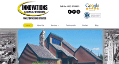 Desktop Screenshot of innovationssidingandwindows.com